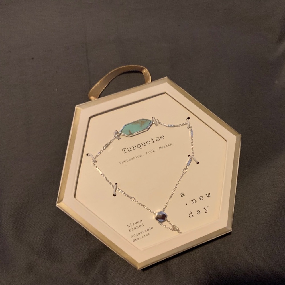 Turquoise Kendra Scott inspired bracelet